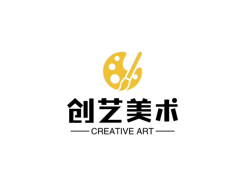 創(chuàng)藝美術LOGO設計案例 視覺藝術與品牌靈魂的融合